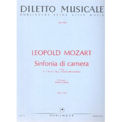 MOZART Leopold : Sinfonia di camera C-Dur -Leopold Mozart