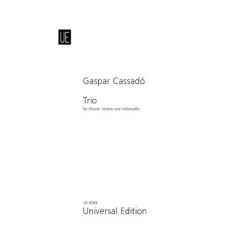 KLAVIERTRIO C-DUR   STIMMEN -Gaspar Cassado