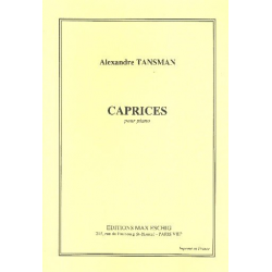 CAPRICES : POUR PIANO -Alexandre Tansman