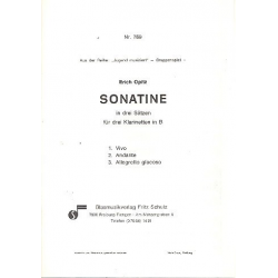 Sonatine in 3 Sätzen - für -Erich Opitz