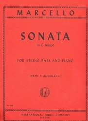 Sonata G major : for double bass - Benedetto Marcello