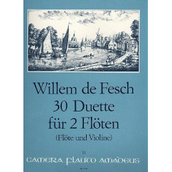 30 Duette op.11 - für 2 Flöten -Willem de Fesch