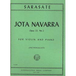 Jota navarra op.22,2 : -Pablo de Sarasate