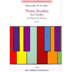 3 Studies op.65 - -Alexander Skrjabin / Scriabin