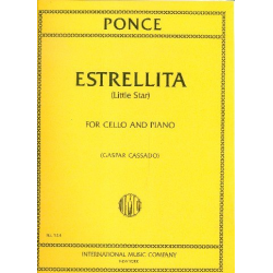Estrellita : for violoncello and piano -Manuel Ponce