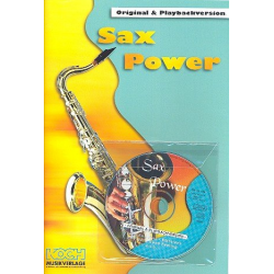 Sax Power : Noten und CD mit Original- und Playbackversion (enthaelt B- und Es-Stimme) -Diverse / Arr.Marty O'Brien
