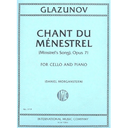 Chant du ménestrel op.71 : -Alexander Glasunow