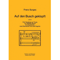 Surges, Franz - Auf den Busch geklopft (2007) -Drei Gesänge auf Texte -Franz Surges
