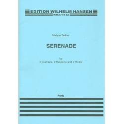 Serenade : for 2 clarinets, 2 bassoons -Matyas Seiber