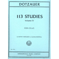 113 Studies vol.4 : -Justus Johann Friedrich Dotzauer