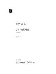 24 preludes vol.1 (nos.1-12) : -Hans Gal