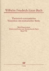 Bach-Repertorium Band 7 - Thematisch-systematisches Werkverzeichnis