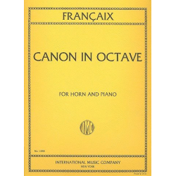 Canon in octave : -Jean Francaix