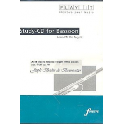 8 kleine Stücke op.40 für Fagott und -Joseph Bodin de Boismortier