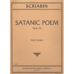Satanic Poem op.36 : for piano -Alexander Skrjabin / Scriabin