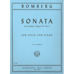 Sonata G major op.43 no.3 : -Bernhard Romberg