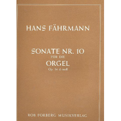 Sonate d-Moll Nr.10 op.54 : -Hans Fährmann