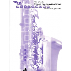 3 Improvisations - for 4 saxophones -Phil Woods