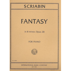 Fantasy in b minor op.28 : for piano -Alexander Skrjabin / Scriabin