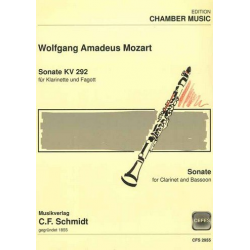 Sonate KV 292 Klarinette und Fagott : Stimmen -Wolfgang Amadeus Mozart