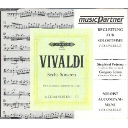 6 Sonaten für Cello und Bc : CD 1 -Antonio Vivaldi
