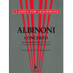 Concerto in d minor op.9,2 - for -Tomaso Albinoni