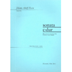 Sonate C-Dur : für 2 Flöten -Johann Adolf Hasse