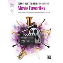 Solos/Duets/Trios Wind Movie TP/CL/TS/BA -Diverse / Arr.Bill Galliford