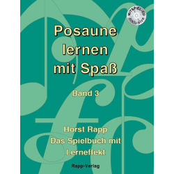 Posaune lernen mit Spaß Band 3 + CD -Horst Rapp
