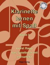 Klarinette lernen mit Spaß Band 3 -Horst Rapp
