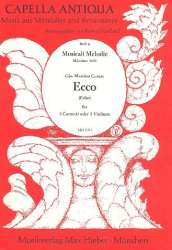 Ecco - für 3 Cornetti (3 Violinen) -Giovanni M. Cesare