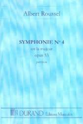 Roussel  : Symphonie N 4 Op 53 Poche La Majeur -Albert Roussel