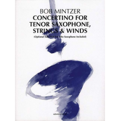 Concertino - for tenor saxophone, -Bob Mintzer / Arr.Bob Mintzer