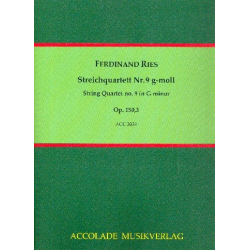 Quartett Nr. 9 Op. 150, 3 G-Moll -Ferdinand Ries