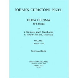 HORA DECIMA VOL.1 (NOS. 1-20) : FOR -Johann Christoph Pezel