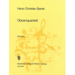 Quartett : für Oboe (Klarinette), -Hans Christian Bartel