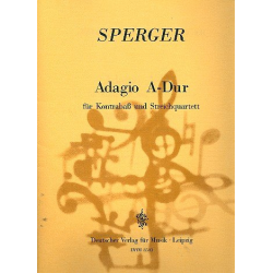 Adagio A-Dur : für Kontrabaß und -Johann Mathias Sperger