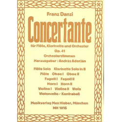 Concertante op.41 - für Flöte, Klarinette und -Franz Danzi