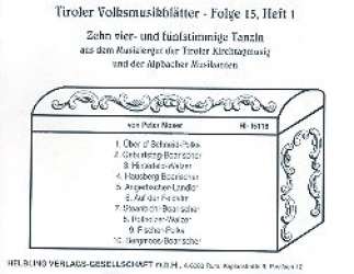 Tiroler Volksmusikblätter 15/1 -Peter Moser