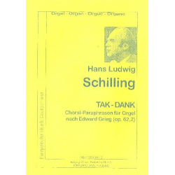 TAK-DANK : CHORAL-PARAPHRASEN -Hans Ludwig Schilling