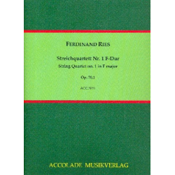 Quartett Nr. 1 Op. 70, 1 F-Dur -Ferdinand Ries