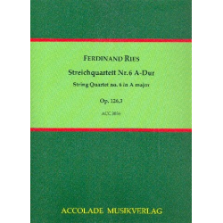 Quartett Nr. 6 Op. 126, 3 A-Dur -Ferdinand Ries
