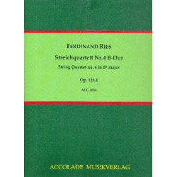 Quartett Nr. 4 Op. 126, 1 B-Dur -Ferdinand Ries