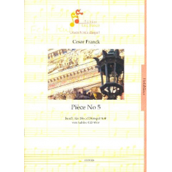 Piece no.5 : für 5 Blockflöten (SAATB) -César Franck