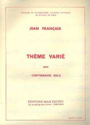 Theme varié : pour contrebasse solo -Jean Francaix