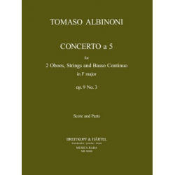 Concerto à 5 op.9,3 : für 2 Oboen, -Tomaso Albinoni