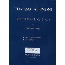 Concerto à cinque C major op.9,5 : -Tomaso Albinoni