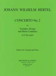Concerto no.2 e flat major : for - Johann Wilhelm Hertel