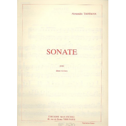 Sonate : pour 2 violons -Alexandre Tansman