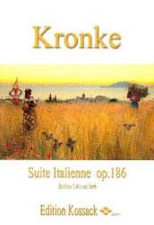 Suite italienne op.186 : für Flöte, Harfe - Emil Kronke